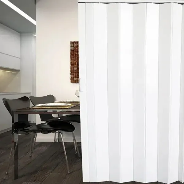 Fehér harmonikaajtó