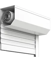 Fehér műanyag redőny metszet